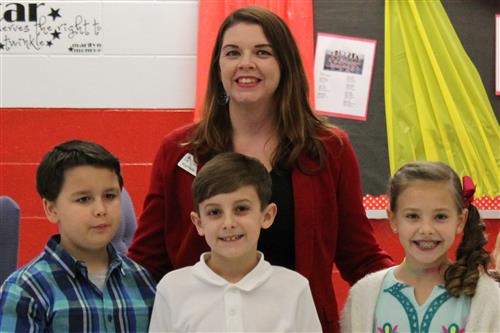 Chamber of Commerce - Recognizing AES Students 